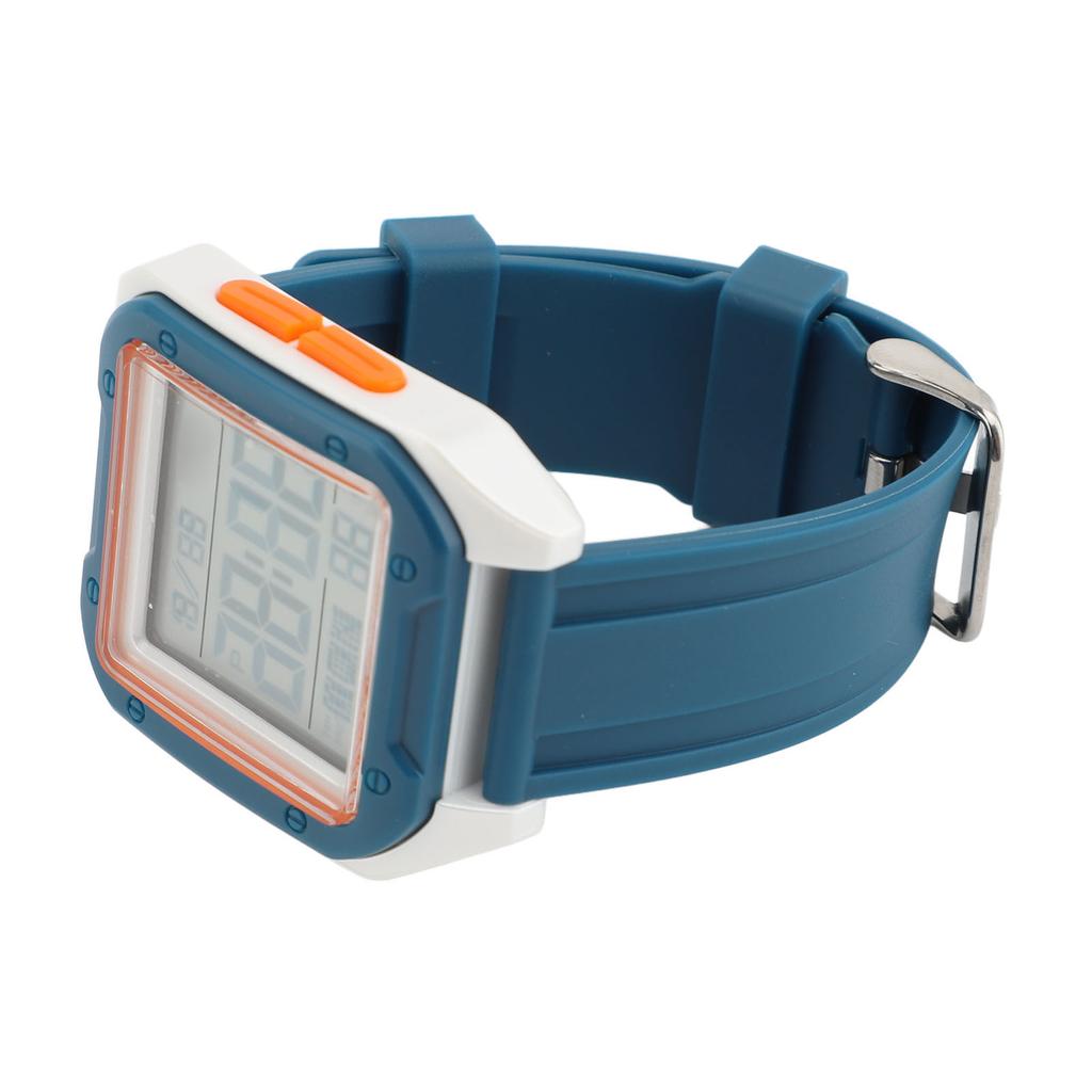 Digital Sports Watch for Men Women EL Backlight Stopwatch Count Down Week Alarm TPU Strap Dual Time