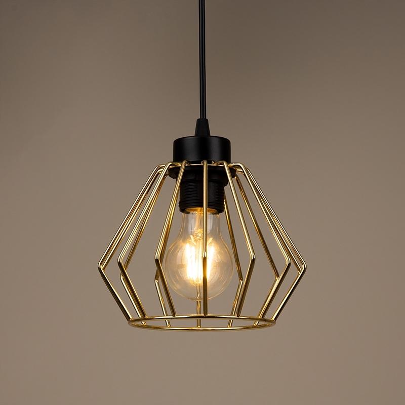 Ceiling Hanging Lamp Chandelier Gold Loft Druciak