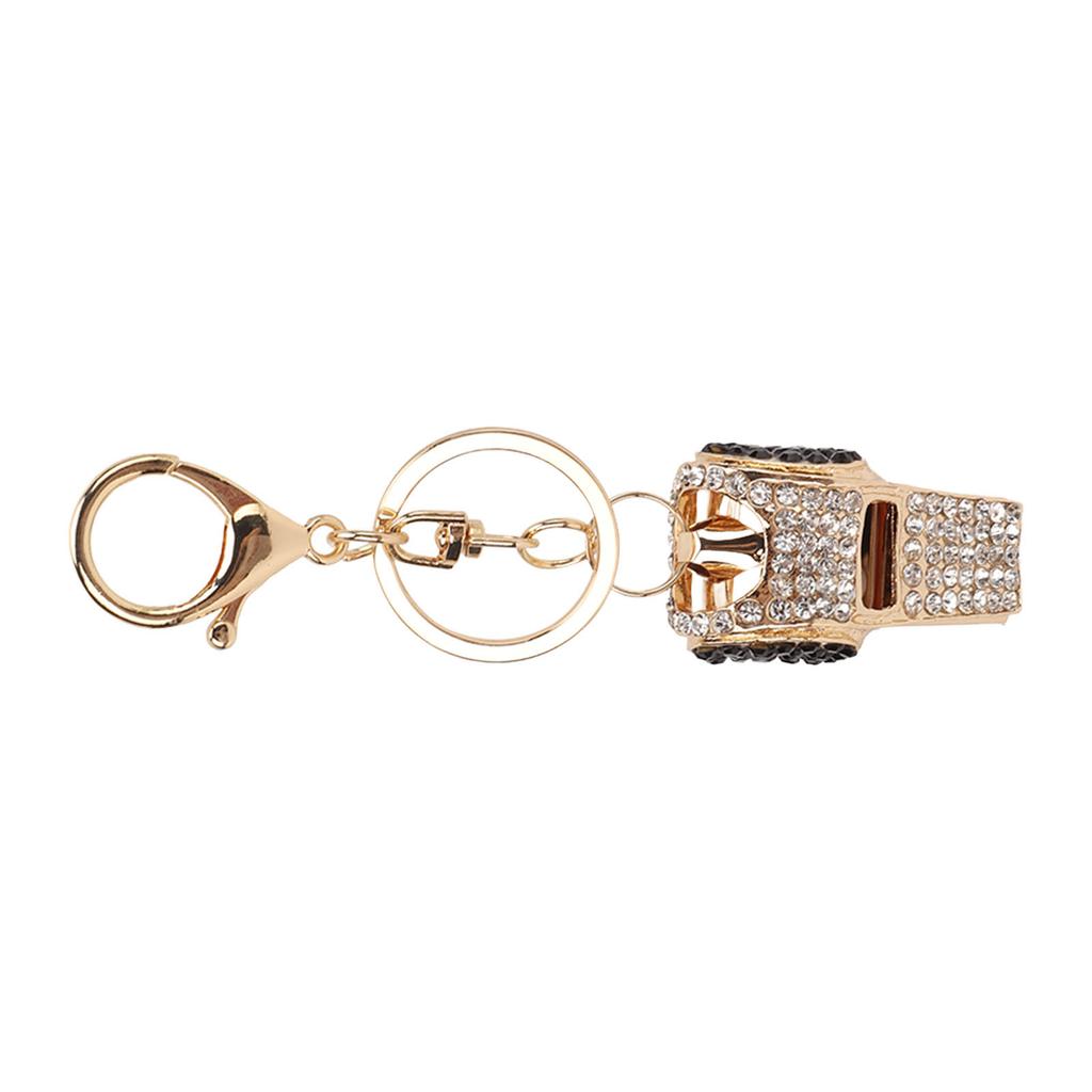 Keychain Zinc Alloy   Whistle Keychain Bag Decoration Ornament Metal Pendant Craft Jewelry Small Gift