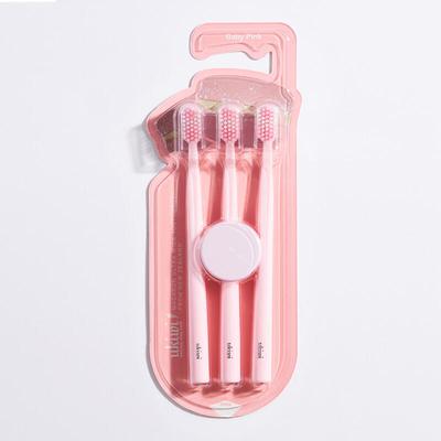 Magnetische Antibacteriële Tandenborstel 3-delige Set Baby Roze