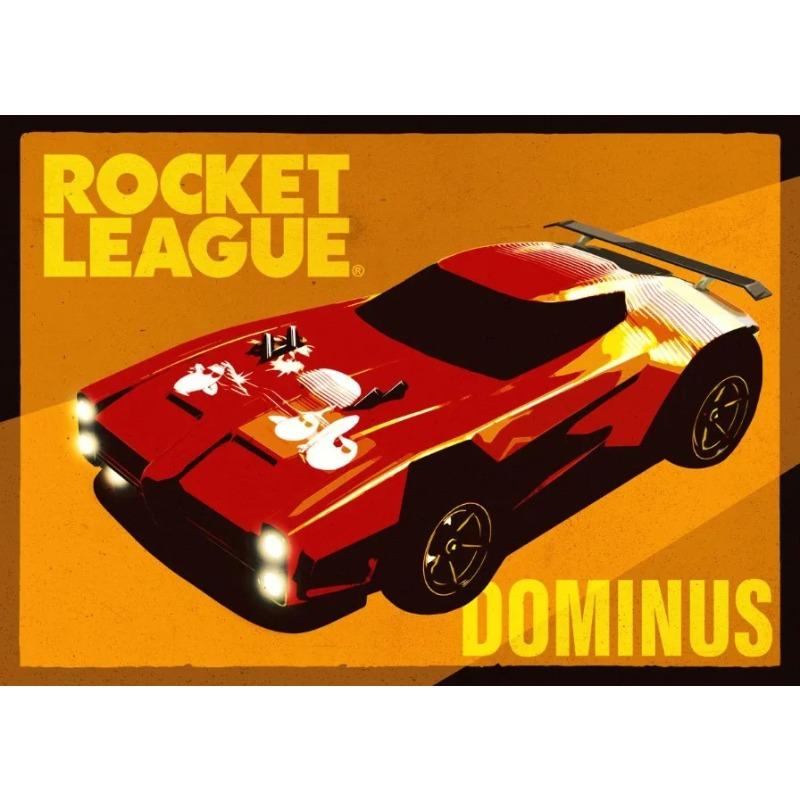 Rocket League Gioco Neon Auto da Corsa Poster e Stampe Stampa su Tela Arte Murale Moderna Immagine per Soggiorno Decorazioni per la Casa Regali