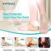 1Pair Silicone Heel Protector Gel Stockings Heel Spur Pads for Plantar Fasciitis Relief Shock Absorbing Insoles for Feet