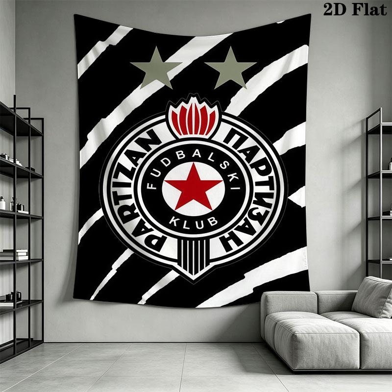 Partizan logo Wall Hanging Printed Fabric Blanket Decorative Tapestries for Bedroom Living Room Home Decor