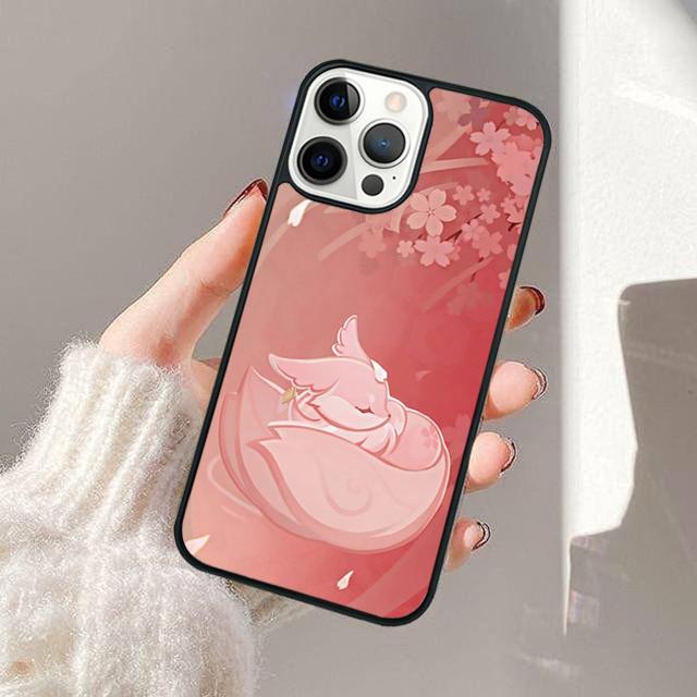 Genshin Impact Yae Miko Phone Case For iPhone 17 Air 13 12 14 15 16  Cover For Apple Pro Max Plus Coque