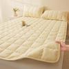 Summer Thin Mattress Pad & Blanket - Breathable & Soft Protector for Dorm, Hotel, and B&B Single Beds.