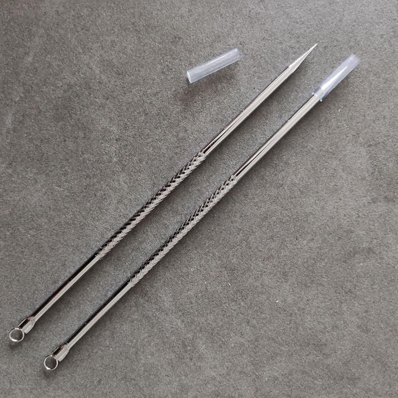 12cm Akne-Nadel Akneentferner Werkzeug Mitesser Mitesserentferner Werkzeug Gesichtsfleck Pickelentferner Extraktor Werkzeug Hautpflege Werkzeug