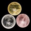 Natural powder crystal small bowl, crystal white yellow powder crystal bowl, living room, home, office desktop, handicraft decoration