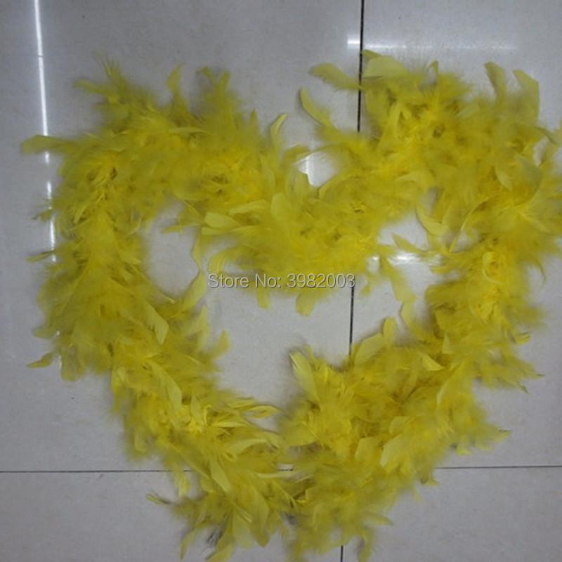 DIY 2 yards\lot Clothing Accessories Turkey Feather Multi Color Strip Fluffy Boa Happy Birthday Party Wedding Decorations Supplies