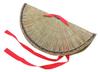 Asakusa Market Woven Okesa Dance Hat, Rush Grass, Approx. 50 Cm