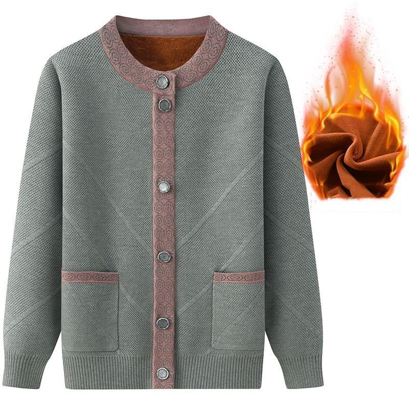 Women's Autumn Elegant Knit Cardigan for Mature Women