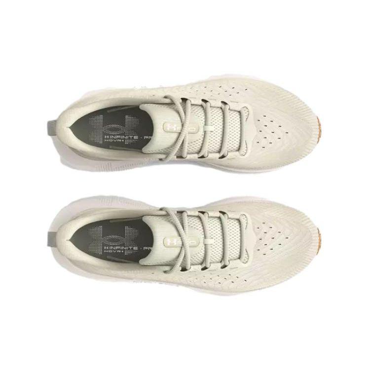Under Armour Men's UA HOVR Infinite Pro Silt White Quartz Running Shoes 3027190-200