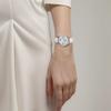Casio SHEEN 50 Meters Waterproof, Quartz Movement, Leather Strap, Japanese and Korean Watch, Women's Watch, White Dial SHN-3019L-7ADR
