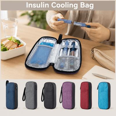 Portable Insulin Cooling Bag Waterproof Medicine Travel Cooler  Diabetes Care