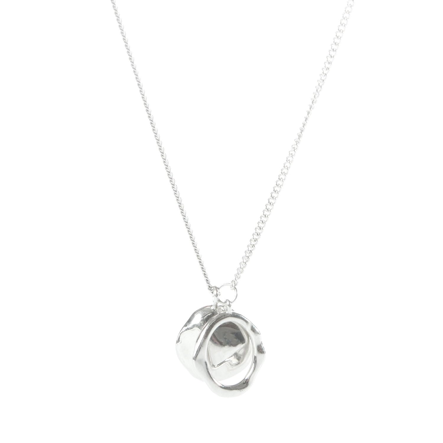 

Genuine Silver 925 18K Gold Necklace for Men and Women, Pendant Top, Simple, Thin, Small Chain Set, Genuine, with Drawstring Pouch, Casual, Cute,