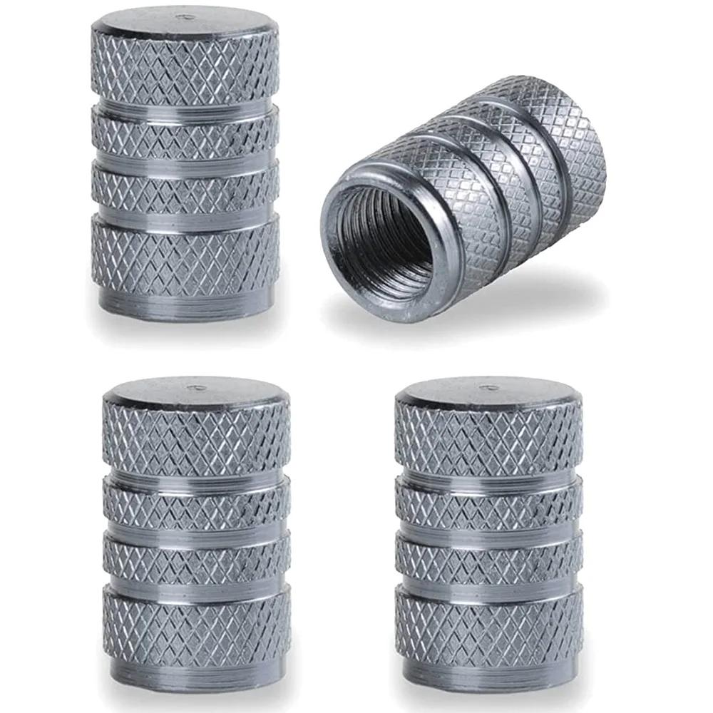 BFL1 Aluminum Alloy Tire Valve Stem Caps 4 Pcs Universal Stem Covers for Cars Motorcycles and Bikes Auto Tire Accessoires