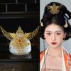 Gold Chinese Style Hairpin Floral Women Hair Stick Hair Accessories Hanfu Hair Comb  Girl