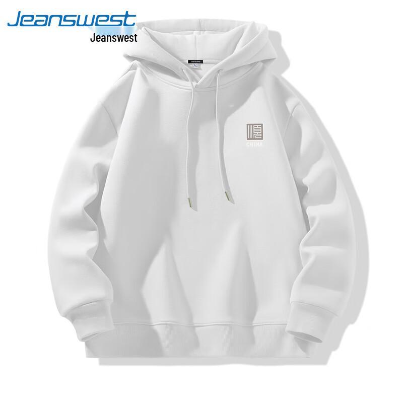 Jeanswest Men's Fall 2025 American Style Heavyweight Hooded Sweatshirt