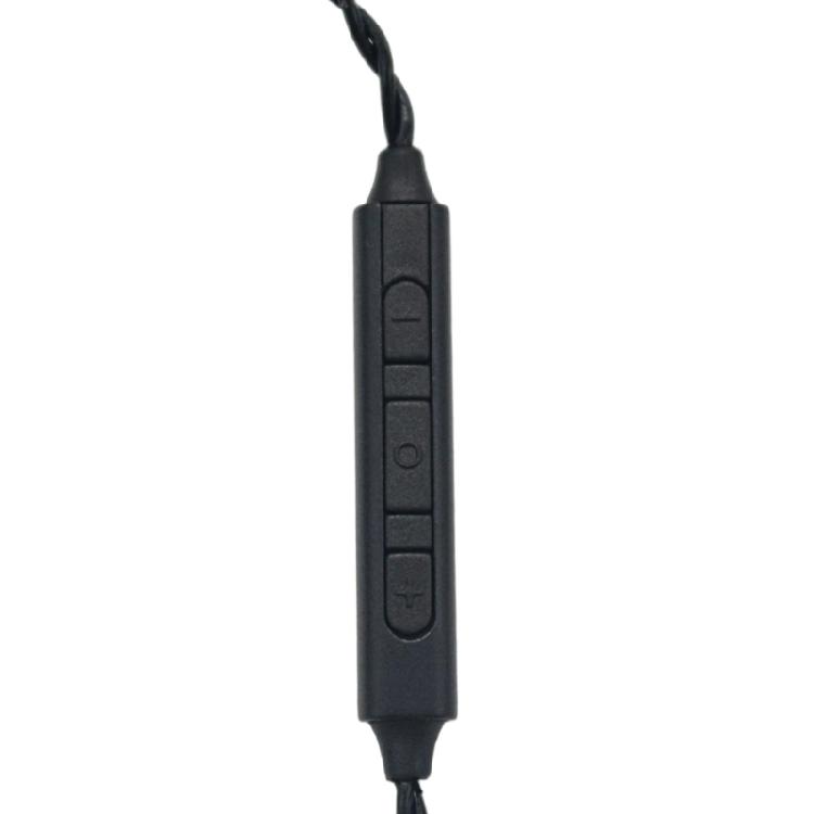 Enhanceds Sound Quality 4 Braideds Wire Cable Triple Button Mics MMCX Connectors for SE425 SE535 Headphones
