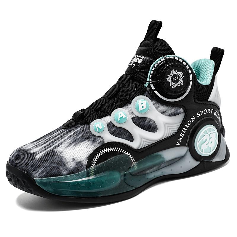 Children Basketball Shoes Original Design 2024 New Indoor Field Training Sports Shoes Comfortable Boy Basketball Shoes for Kids
