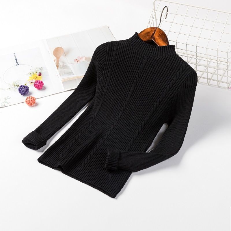 

Свитер для девочек, весенне-осенние свитера для девочек, чтобы согреться зимой 140 чёрный