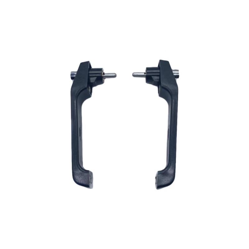 Vehicle Exterior Door Handle with Lock Cylinder, Pair