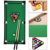 Mini Pool Table Children Kids Snooker Billiards Set Cues Balls for Indoor Sports