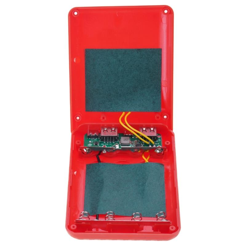 DIY 4x18650 Battery Case Charger Outer Plastic Shells Power Bank Shells Portable External Boxes Without Batteries