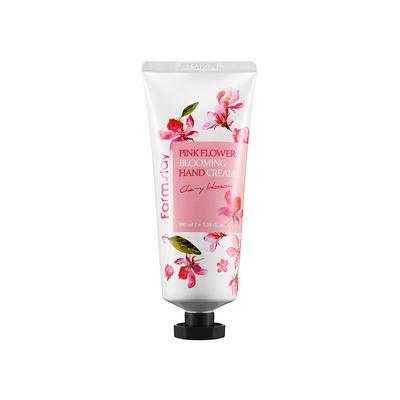Pink Flower Blooming Cream Cherry Blossom