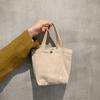 Trendy Corduroy Lunch Bag Cotton Cloth Small Size Lunch Box Portable Food Storage Bag Picnic Tote Bag