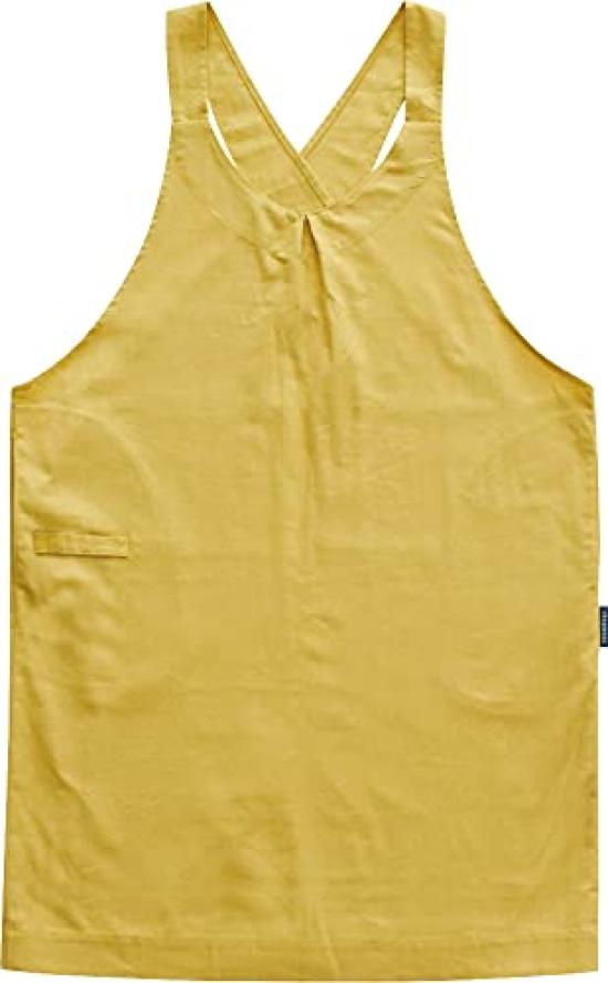 

шаперон фартук крест-накрест желтый длина 80см