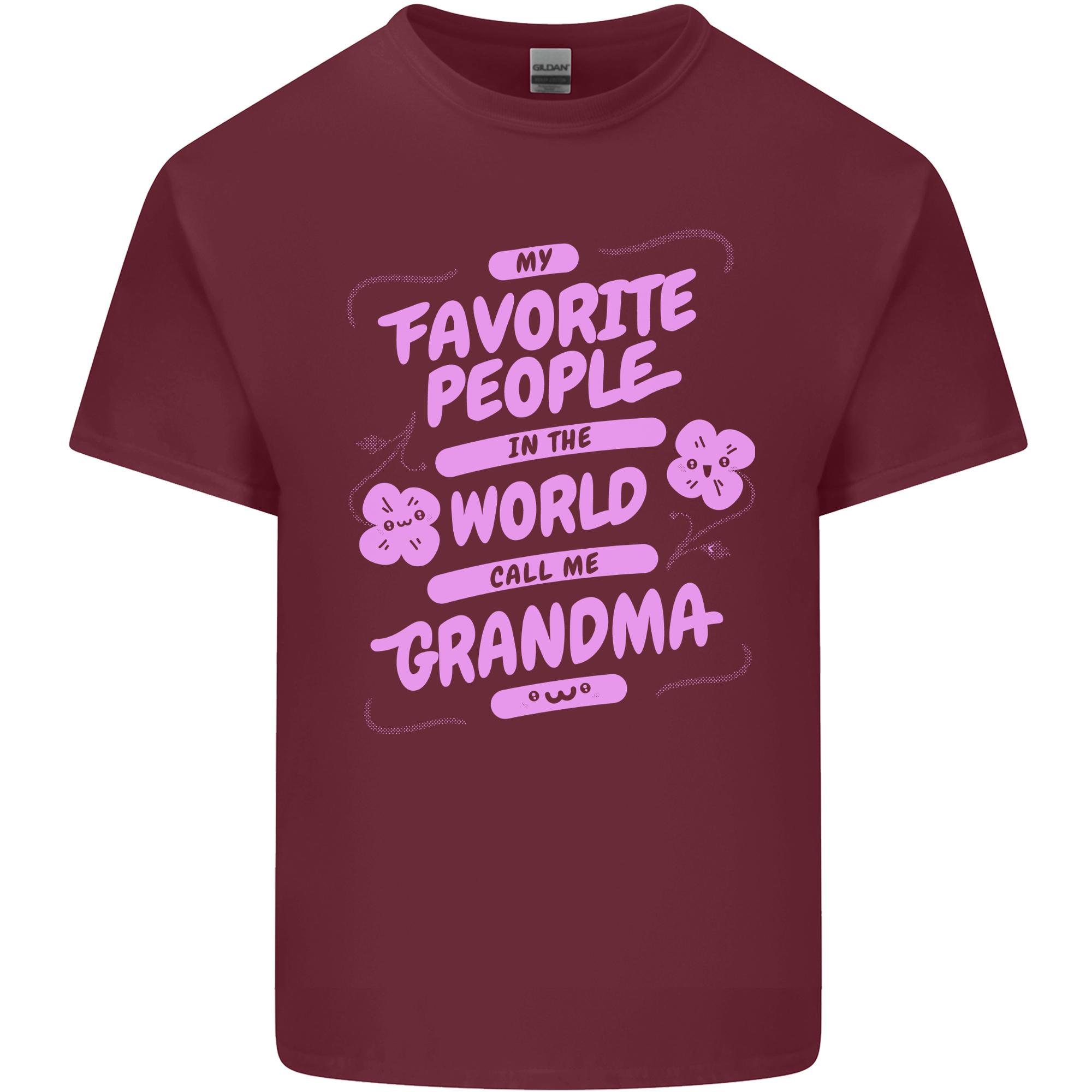 Funny Grandma Favourite People Grandparents Unisexs Light Cotton TShirt S