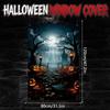 Large Size Halloween Curtain Hanging Design Horror Hanging Cloth  Festival Supplies