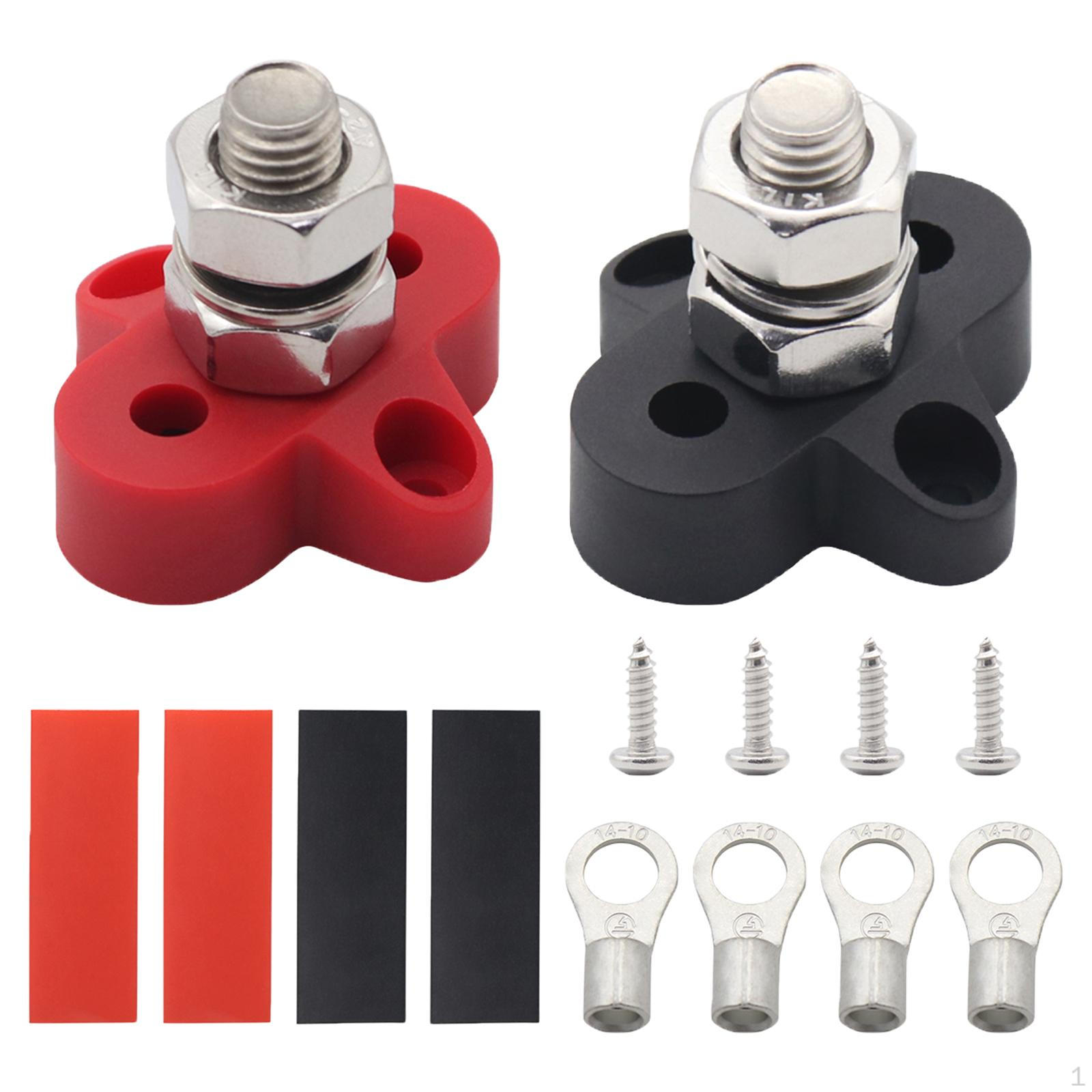 

Single Stud Power and Ground Junction , Distribution Terminal Kits Boat Truck M8