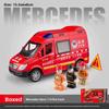 Truck And Fire Ambulance Car Models With Acousto Optic Design For Kids Gift