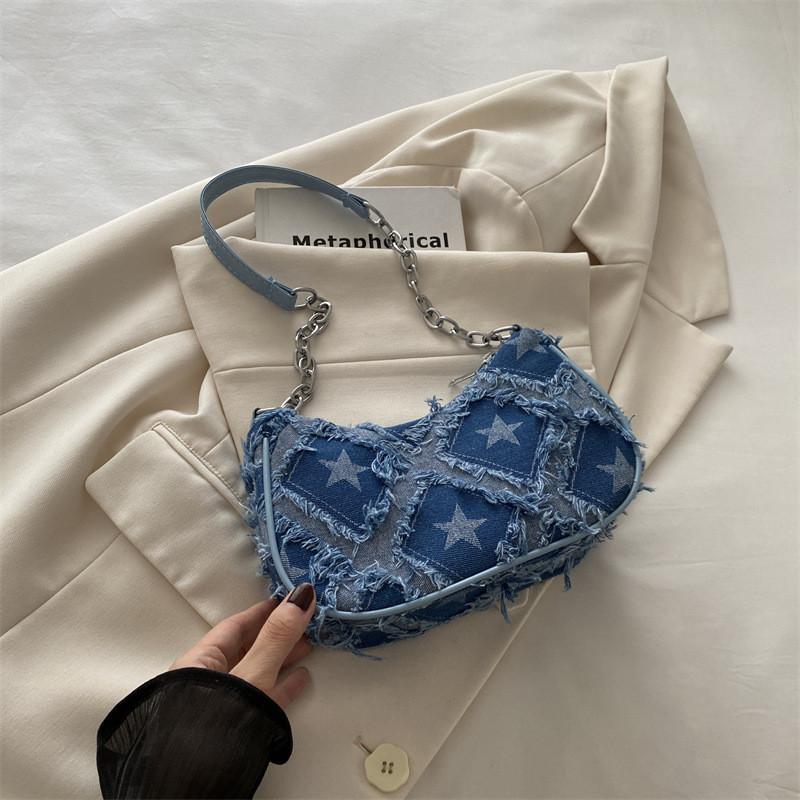 Fashionable Mini Crescent Bag Unique Korean Style Ins Inspired Shoulder Bag