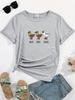 Unisexs Casual Duck Duck Goose Graphic Tshirt Harajuku Short Sleeve Casual Clothing Street Aesthetic Clothes