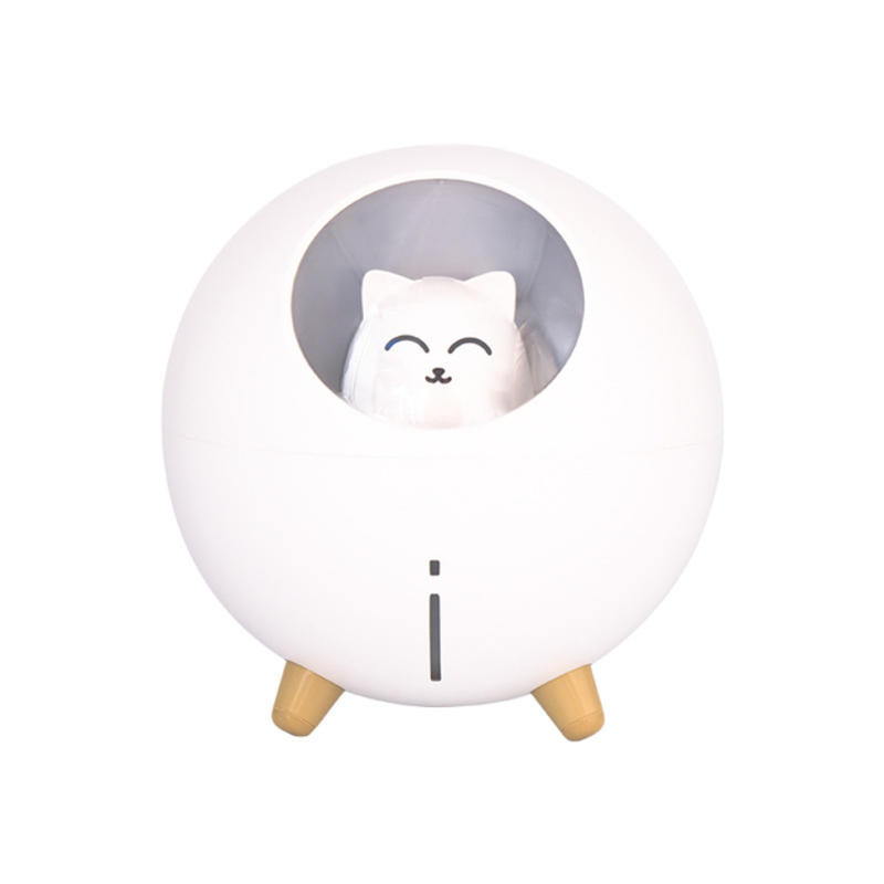 Home Humidifiers Spray Desktop Humidifier Cute Pet Planet Cat Ultrasonic Humidifier LED Night Humidifier | Humidifiers