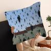 Surrealismo Rene Magritte Opera d'Arte Classica Immagine Personalizzata Testo Cuscini Decorativi per la Casa Regali per la Casa 45x45cm
