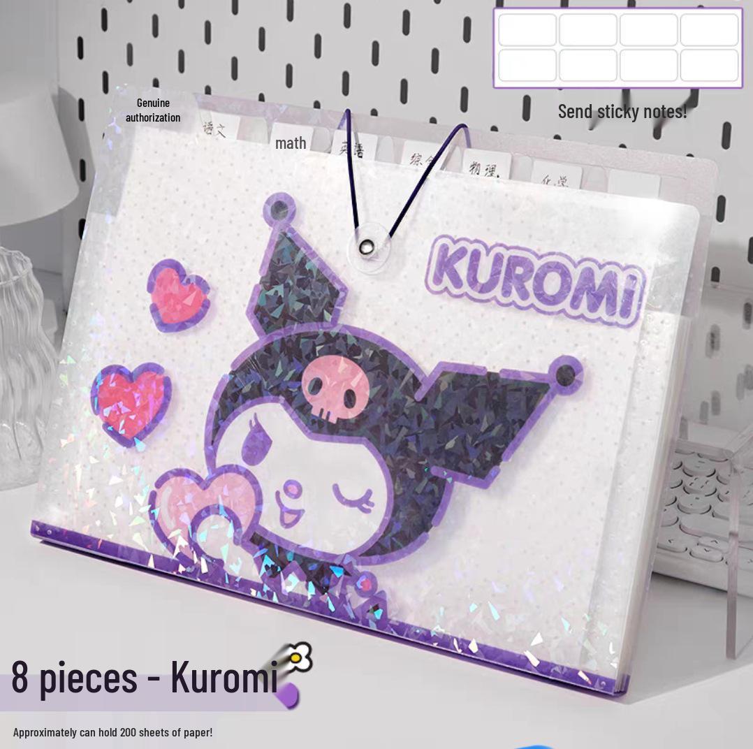 

Sanrio Accordion Bag: Large Capacity Multi-Pocket A4 Student Folder