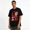 Valentine's Day LOVE Gnome Print Casual Top Pure cotton T-shirt
