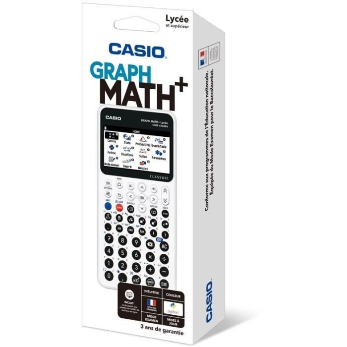 Calculatrice casio graph math plus - calculatrice graphique