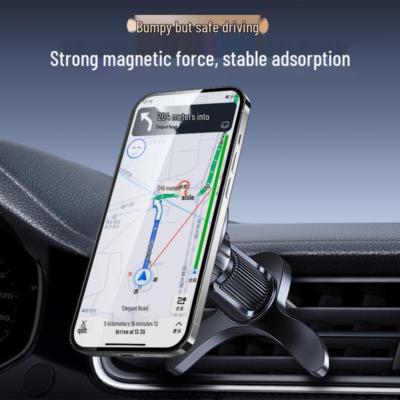 MagSafe Magnetic Car Phone Holder 2026 - Air Vent Multi-function Navigation Mount