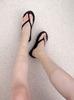 Summer Mesh Calf Socks Cover Women'S Cold And Breathable Sunscreen Stacking Socks Solid Color Horse Oil Half Leg Cover With Flip-Flops