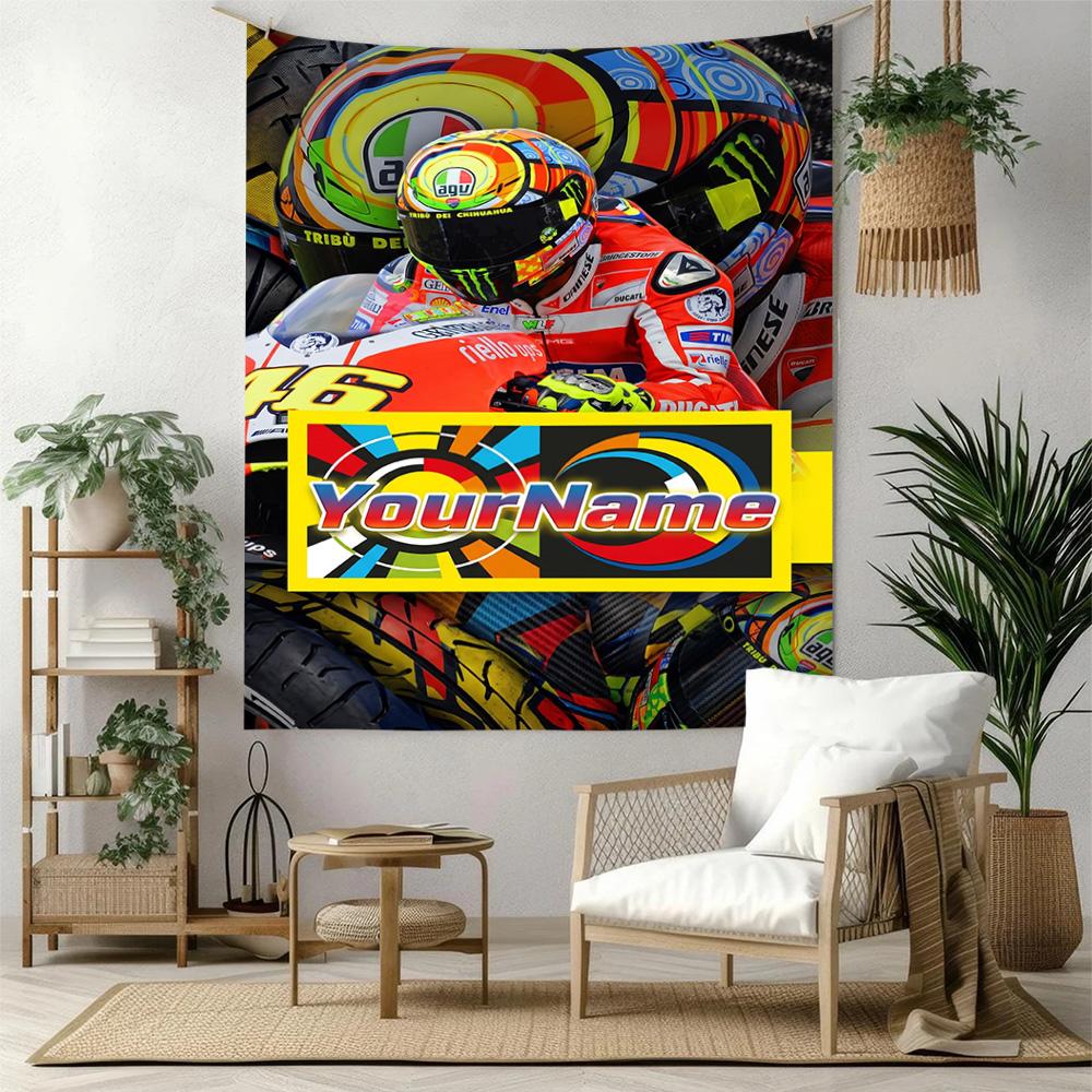 Doctor46 Custom Your Name Wall Decor Tapestry Art For Pet Memorial Birthdaywedding Party Backdrop Family Gift