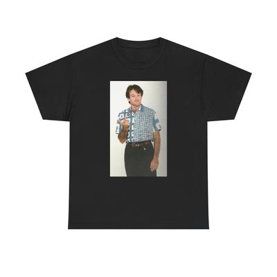 Koszulka Robin Williams vintage trasa komediowa lata 90. graficzna Unisex bawełniana koszulka Unisex T-Shirt