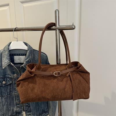 Retro, New Large-capacity Bag, Women's Trendy Fashion Underarm Bag, Casual Portable Shoulder Commuter Bag.