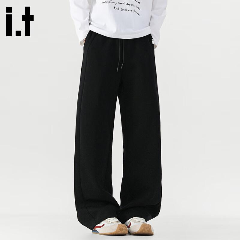 Fingercroxxit Men's Casual Straight-Leg Sweatpants