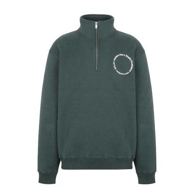 Jack Wills Mens Quarter Zip Long-Sleeved Athletic Sweatshirt