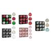 Christmas Ball Decoration Set Glitter Shatterproof Hanging Ornaments for Garden Lawn Home Holiday Party Tree