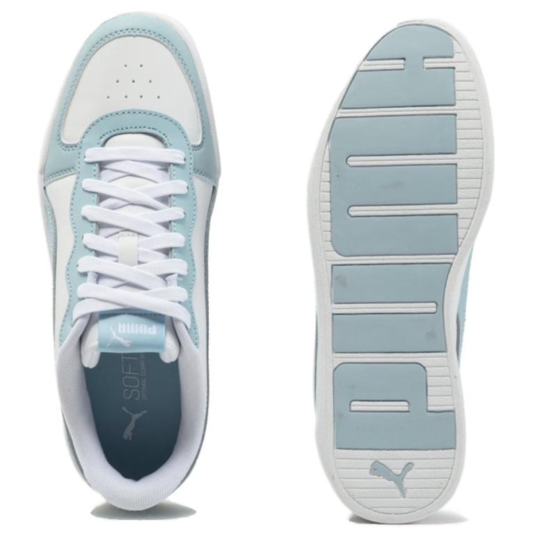 Puma Skye Leather Casual Comfortable Low-Top Sneakers Women sneakers White Blue 374764-21